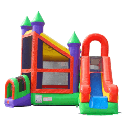 inflatable bounce house with slide castle dlx 3b 1753273731 The Slide & Seek Castle