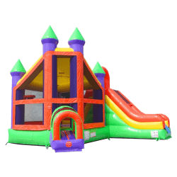 inflatable bounce house with slide castle dlx 4b 1753395317 The Slide & Seek Castle