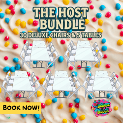 The Host Bundle - 30 Chairs & 5 Tables